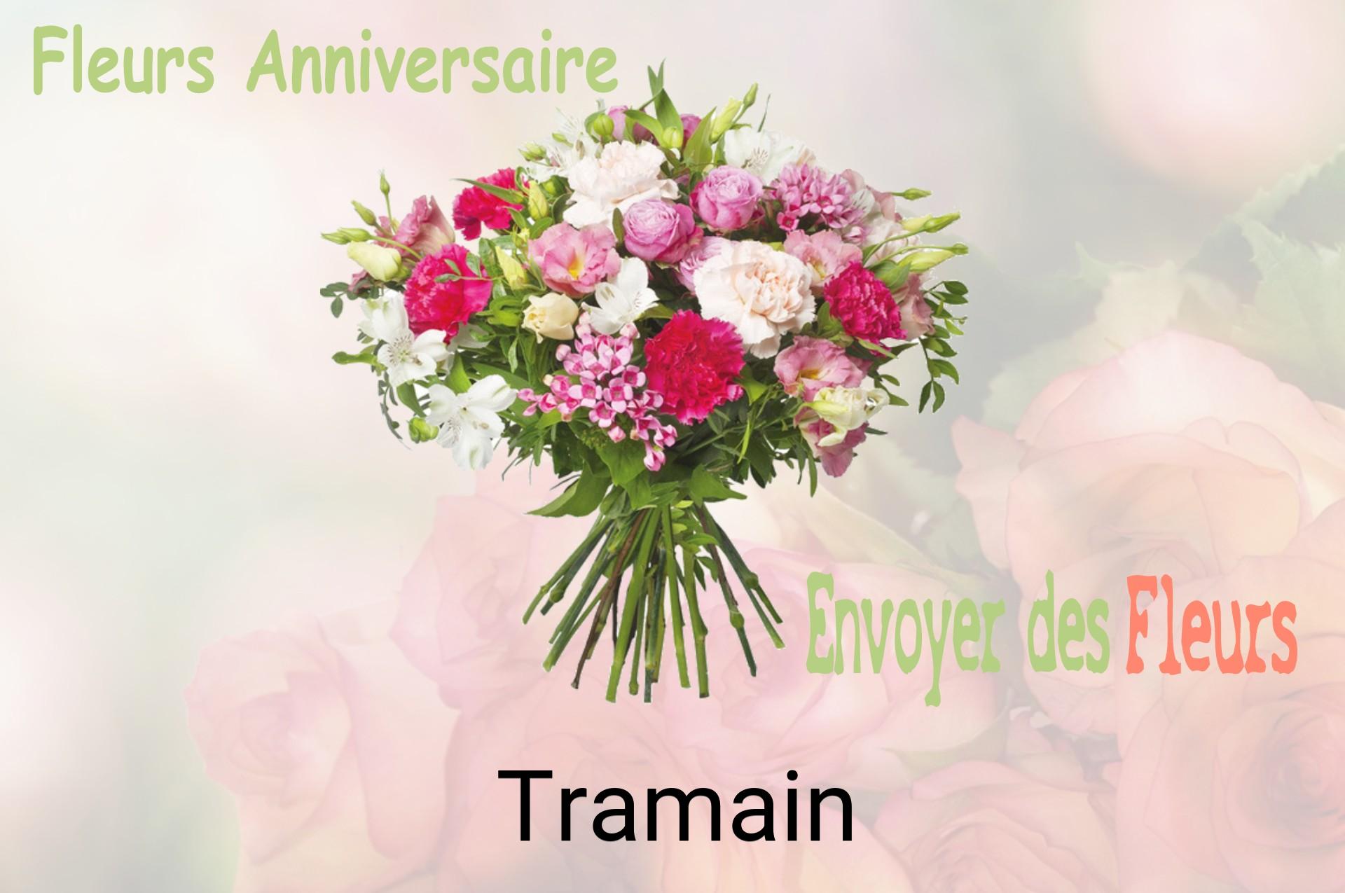Bouquet de fleurs d’anniversaire livré à Tramain